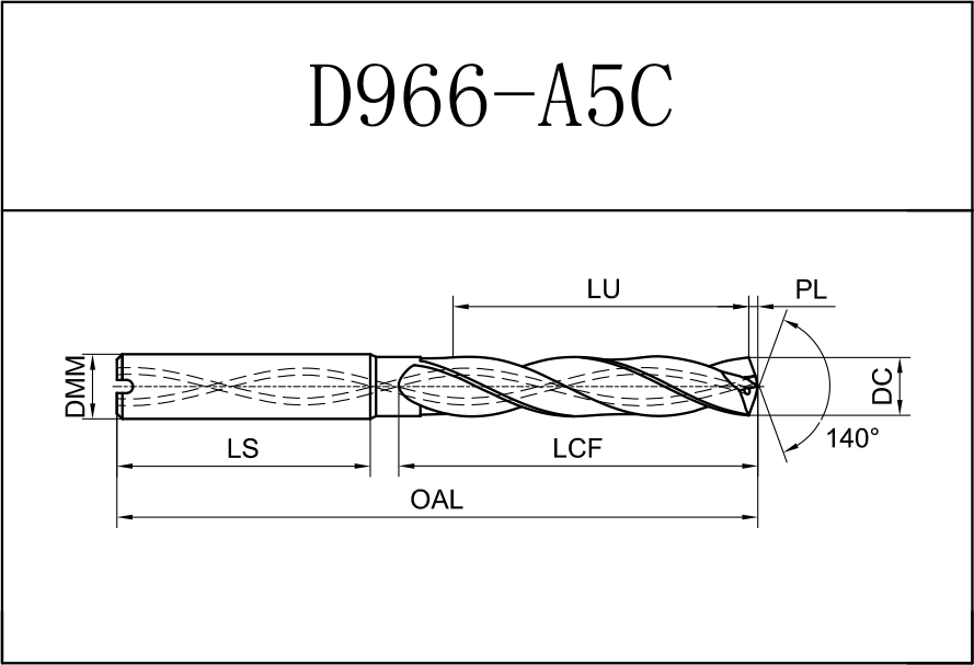 D966-A5C-0650 Сверло твердосплавное GESAC